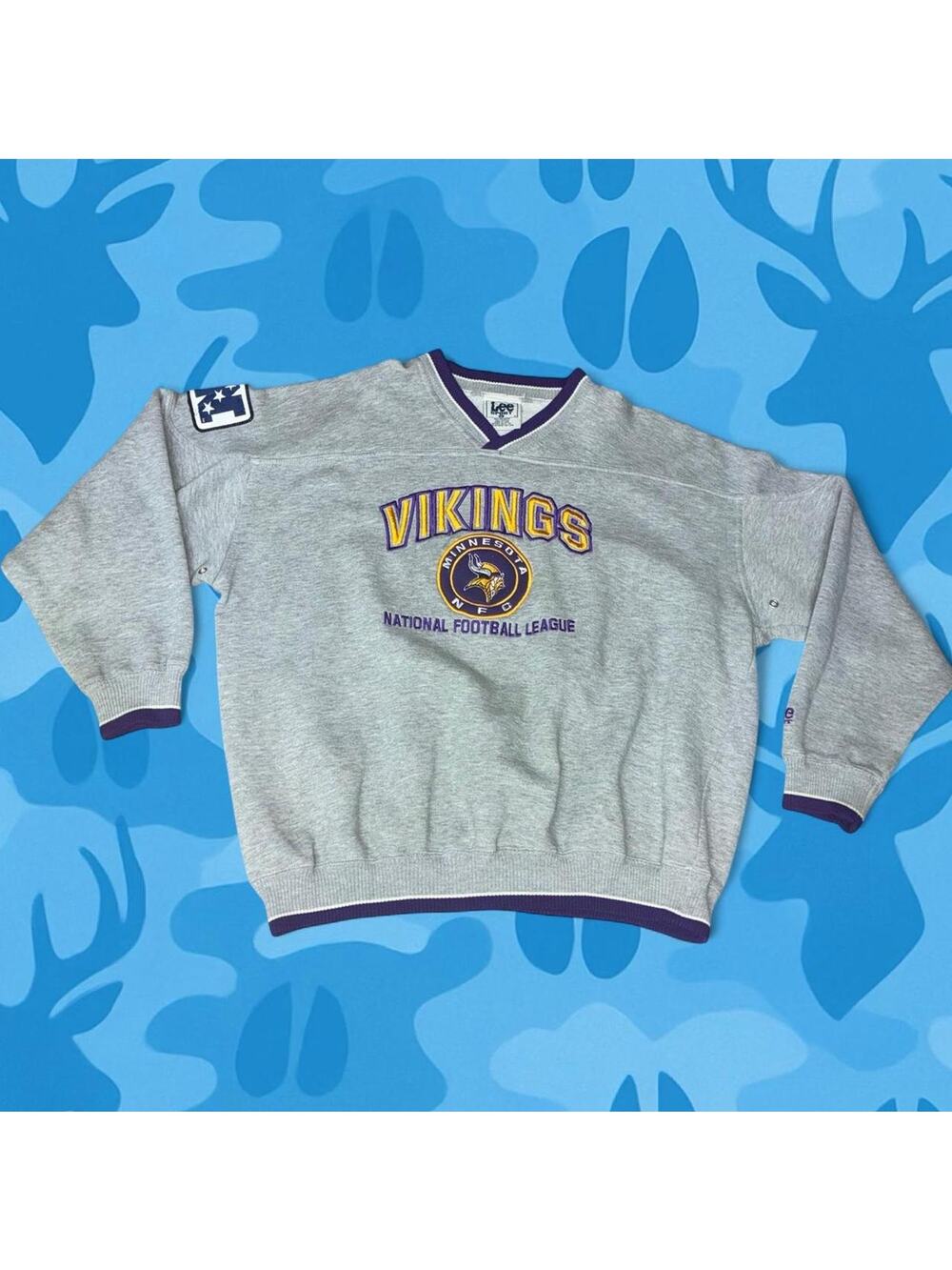Vintage Lee Sport Minnesota Vikings Pullover Sweat shirt XL